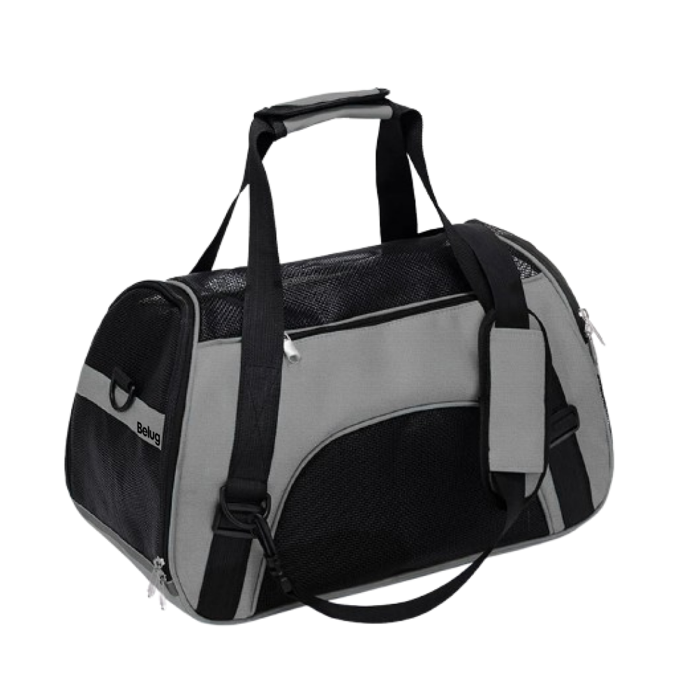 Foto 2 pulgar | Transportadora Mascota Bolsa Portátil Belug, Negro Gris
