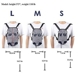 Foto 5 | Mochila Transportadora De Mascotas Yingjee Cómoda Para Perros Y Gatos - Venta Internacional.