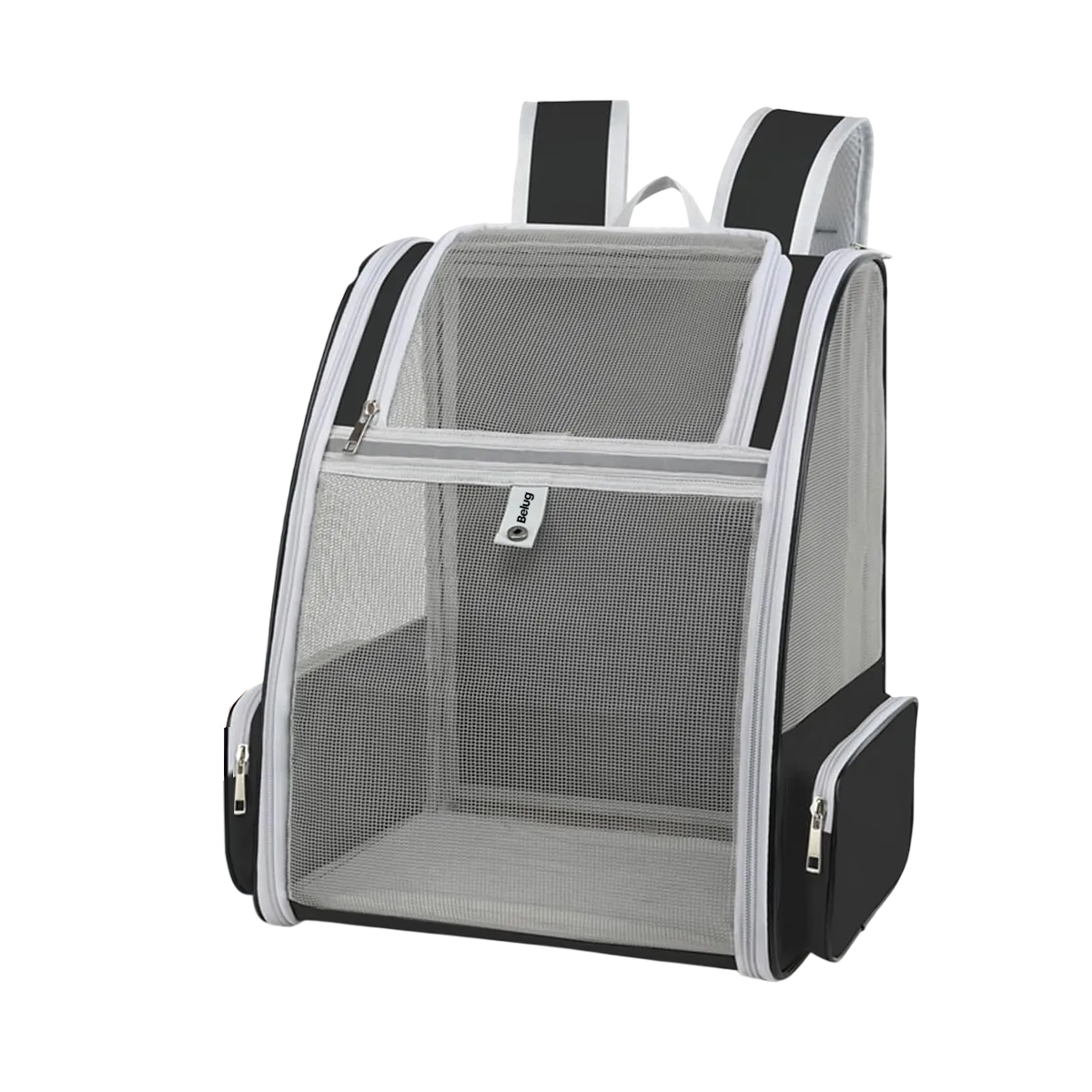 Foto 1 | Mochila Transportadora Para Perros/gatos Plegable Gris Negro