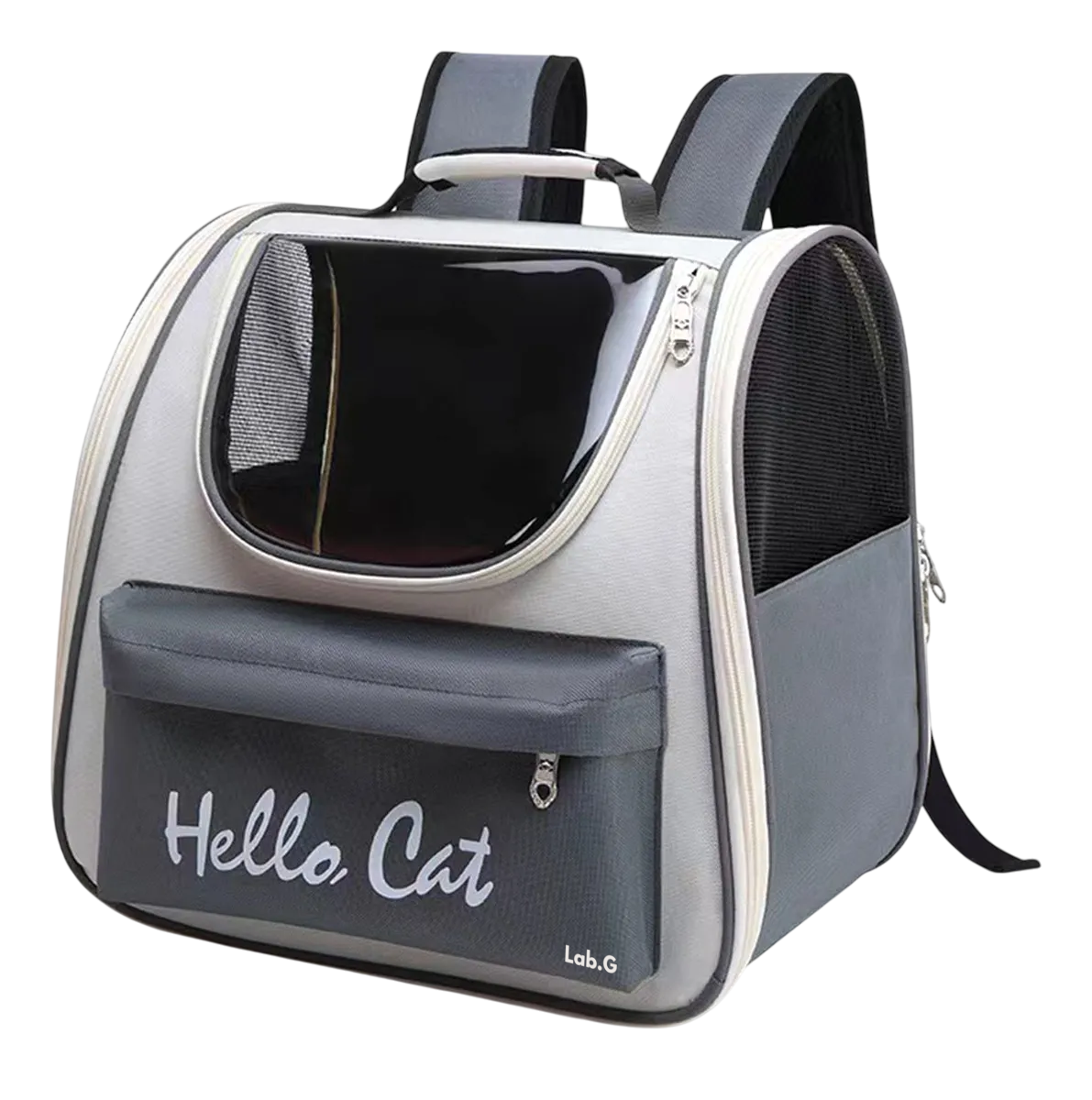 Foto 1 | Mochila Back Pack Lab.g Transportadora Gato Perro Mascota Pequeña Gris