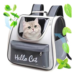 Foto 2 | Mochila Back Pack Lab.g Transportadora Gato Perro Mascota Pequeña Gris