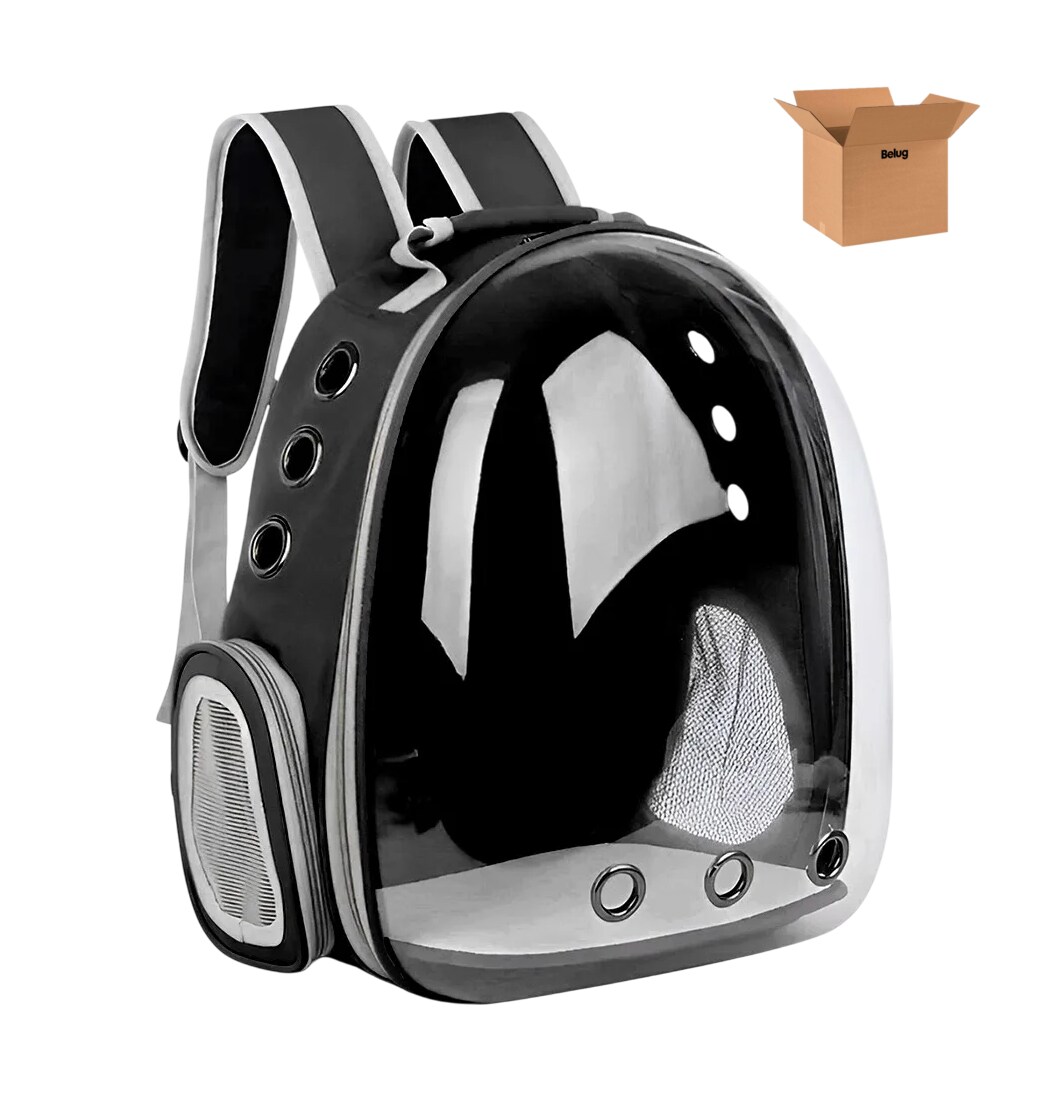 Mochila Belug  Transportadora Pequeña Negro