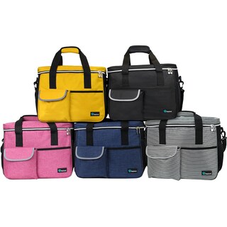 Foto 7 | Bolsa De Viaje Para Perros Petami Con Recipiente De Comida Y Cuencos, Color Negro - Venta Internacional.
