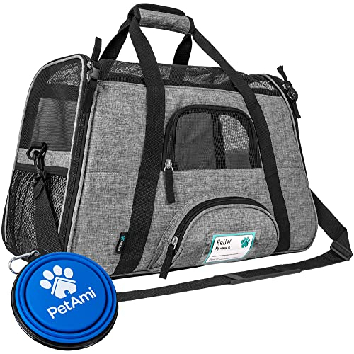 Foto 1 | Transportín De Viaje Para Mascotas Petami Premium Airline  Color Gris - Venta Internacional.