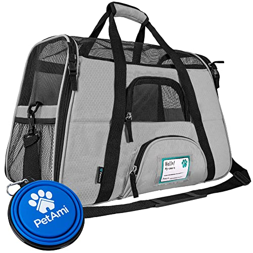 Foto 2 pulgar | Transportín De Viaje Para Mascotas Petami Premium Airline  Color Gris - Venta Internacional.