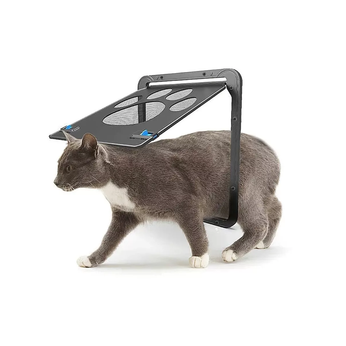 Foto 6 pulgar | Puerta de Mascota con Cierre Magnético Eo Safe Imports Esi-8839 Negro para Gato 29 X 24 CM
