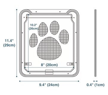 Foto 5 | Puerta Belug de Malla para Mascota