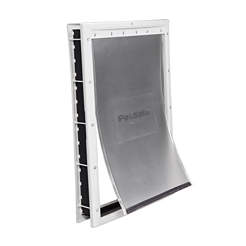 Puerta Para Mascotas Petsafe De Plástico Para Perros Y Gatos, Tamaño Xl, Color Blanco - Venta Internacional.