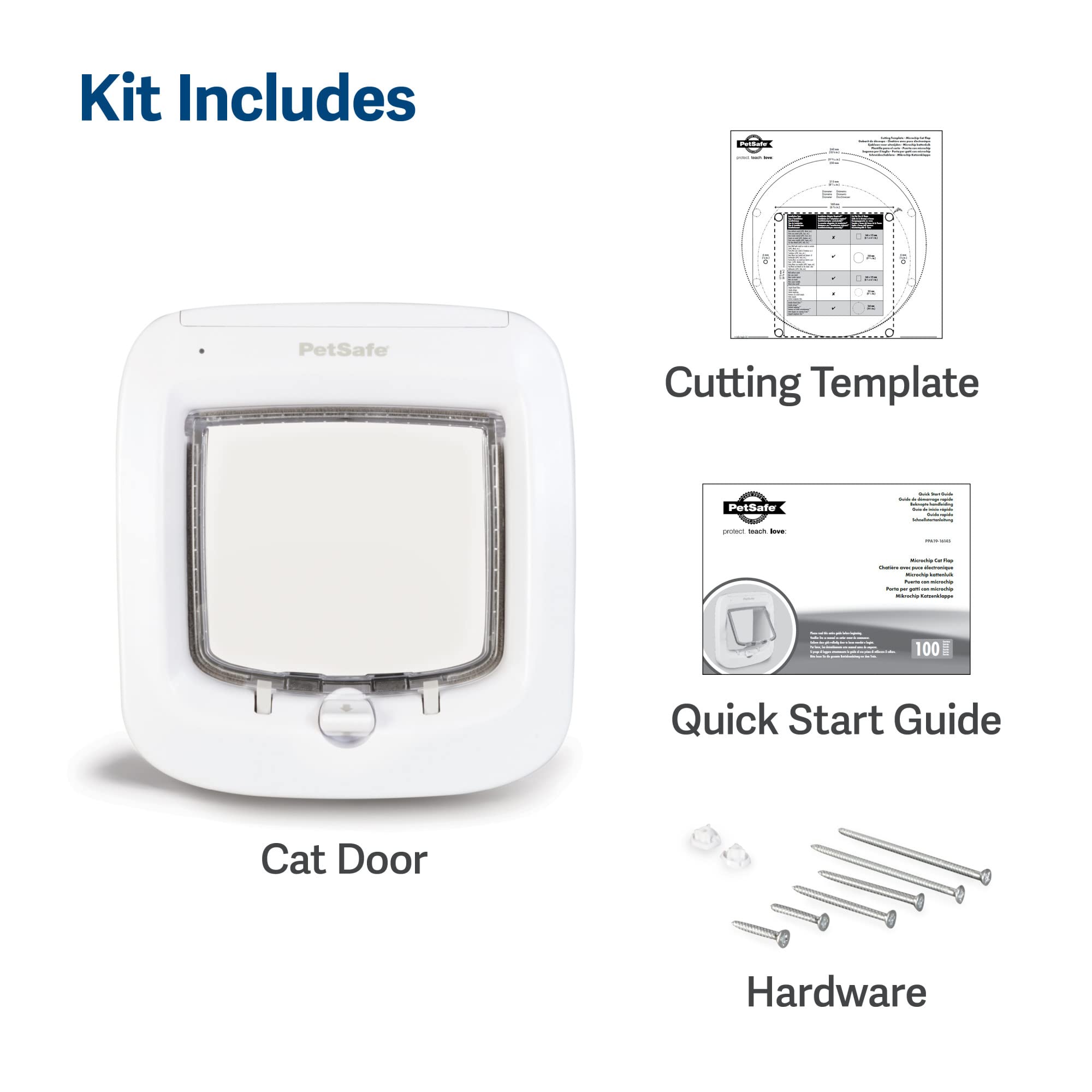 Foto 6 pulgar | Puerta Para Gatos Con Microchip Petsafe, Acceso Rfid Para Va - Venta Internacional.