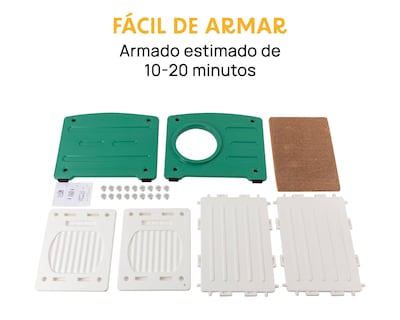 Foto 7 | Casa De Plástico Térmica Para Gato Con Rascador