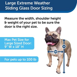Foto 5 | Puerta Corrediza De Vidrio Para Mascotas Petsafe Extreme Weather (grande) - Venta Internacional.