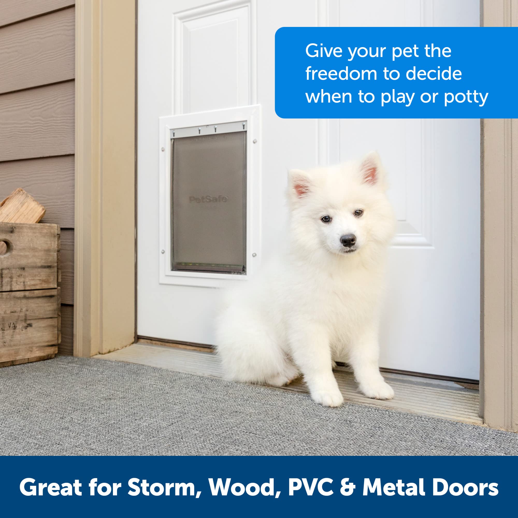 Foto 4 | Puerta Para Perros Petsafe De Aluminio Para Clima Extremo Para Perros Medianos - Venta Internacional.