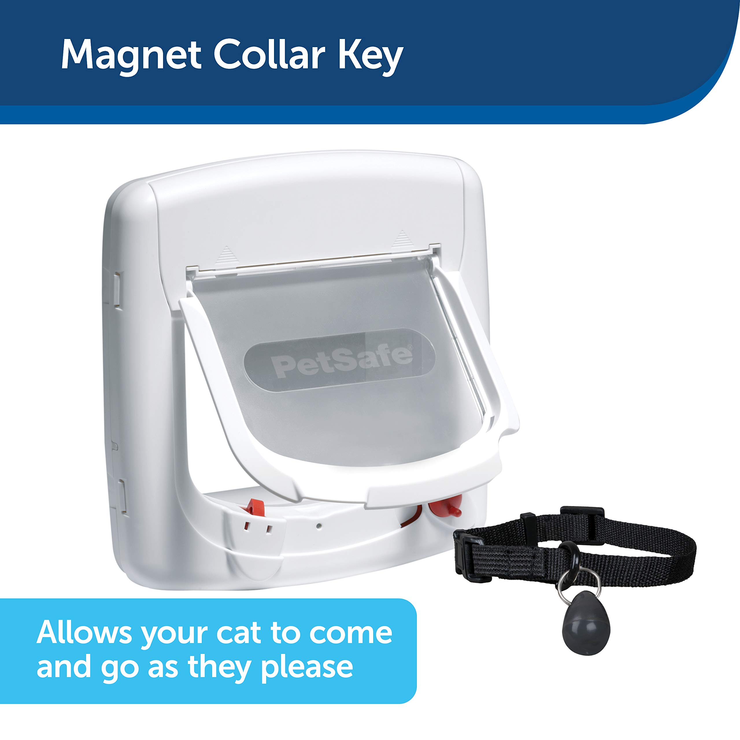 Foto 3 pulgar | Solapa Magnética Para Gatos Petsafe Deluxe Con Entrada Selectiva Y Cierre En 4 Direcciones - Venta Internacional.