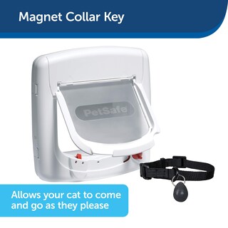 Foto 2 | Solapa Magnética Para Gatos Petsafe Deluxe Con Entrada Selectiva Y Cierre En 4 Direcciones - Venta Internacional.