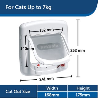 Foto 3 | Solapa Magnética Para Gatos Petsafe Deluxe Con Entrada Selectiva Y Cierre En 4 Direcciones - Venta Internacional.