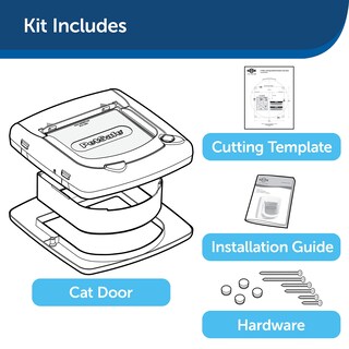 Foto 7 | Solapa Magnética Para Gatos Petsafe Deluxe Con Entrada Selectiva Y Cierre En 4 Direcciones - Venta Internacional.
