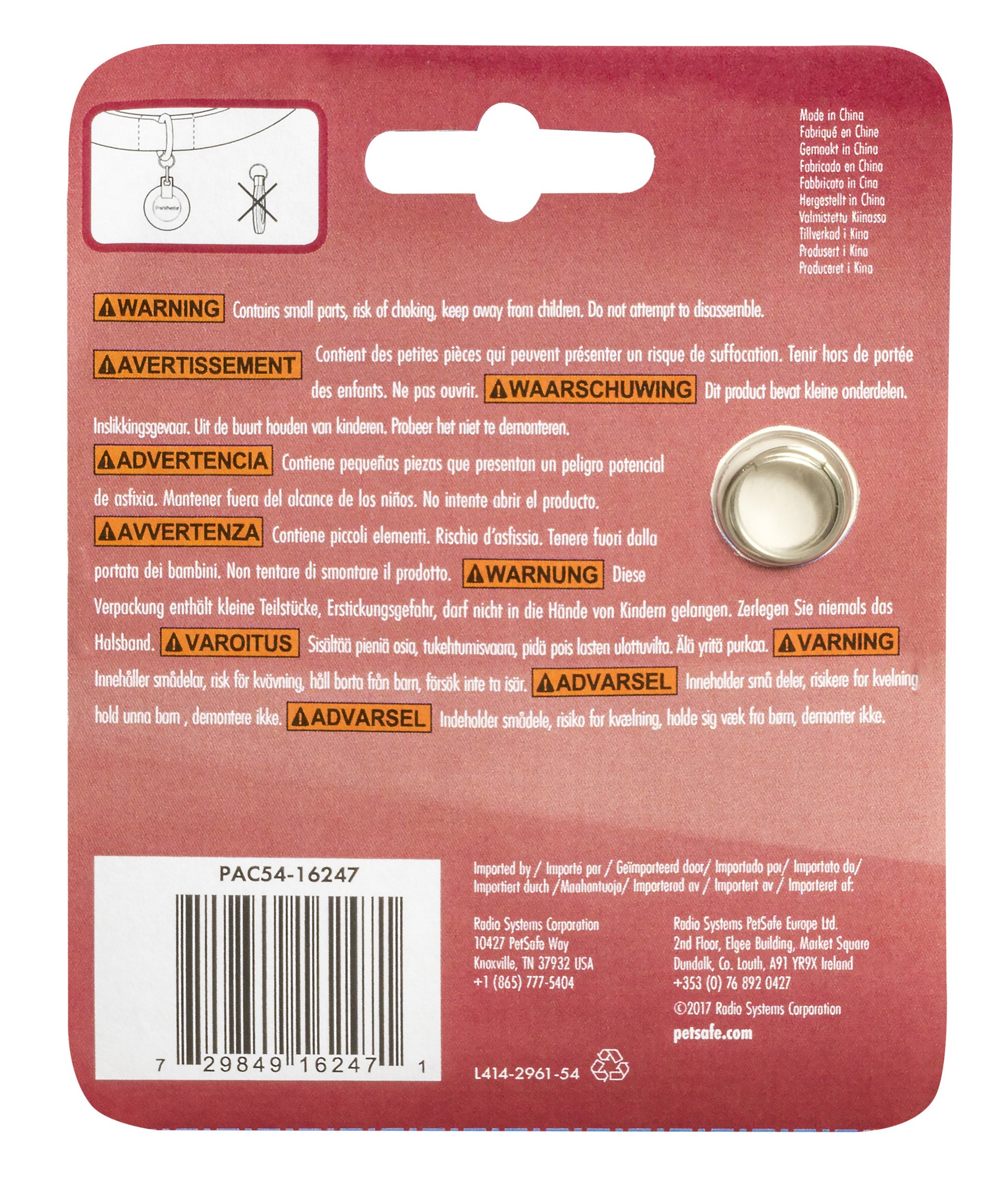Foto 5 pulgar | Llavero Con Microchip Para Gatos Sin Microchip Petsafe, Color Blanco - Venta Internacional.