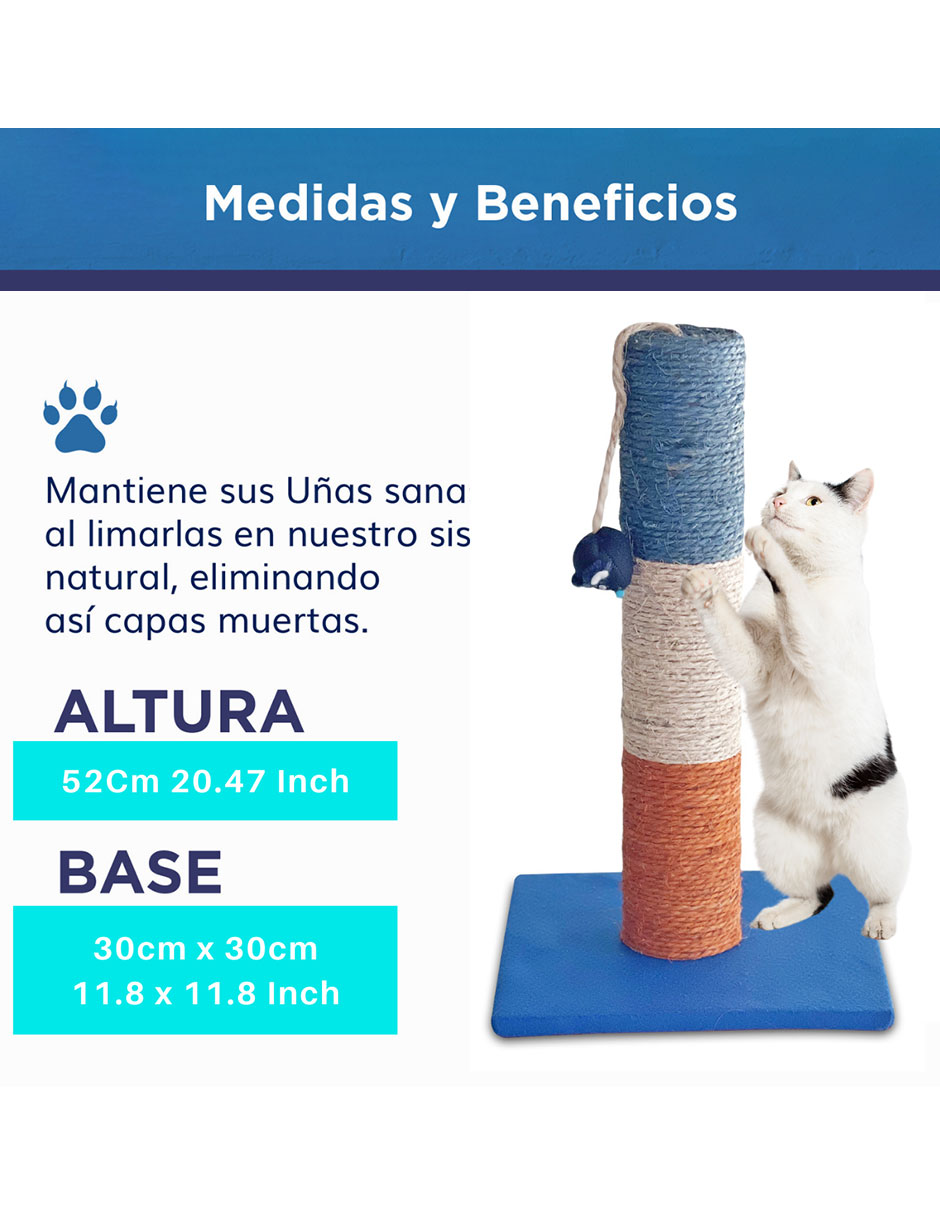 Foto 5 pulgar | Torre para Gato Rascador Golden King 52 cm de Alto