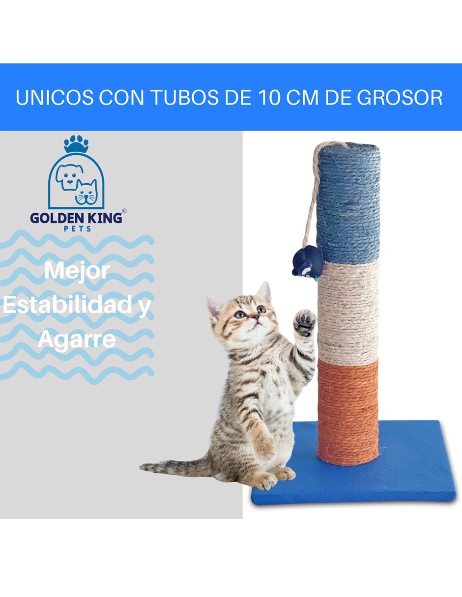 Foto 7 pulgar | Torre para Gato Rascador Golden King 52 cm de Alto