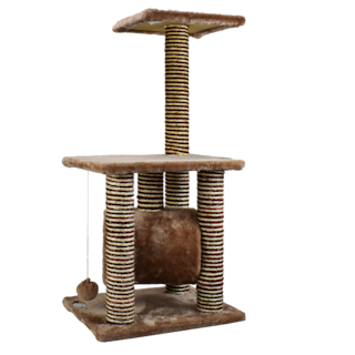 Foto 3 | Mueble con Tunel Para Gato Fancy Pet con 85 Centímetros de Altura
