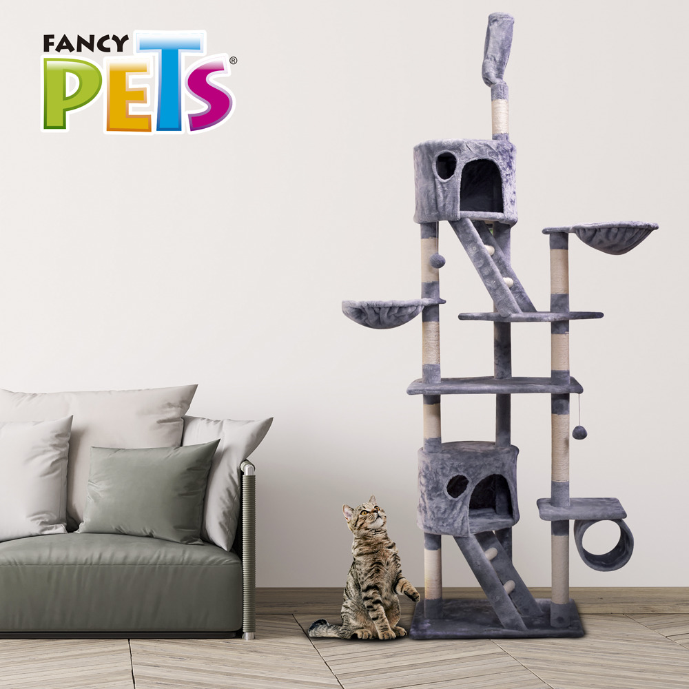 Foto 4 pulgar | Mueble/rascador para Gato Fancy Pets con Túnel