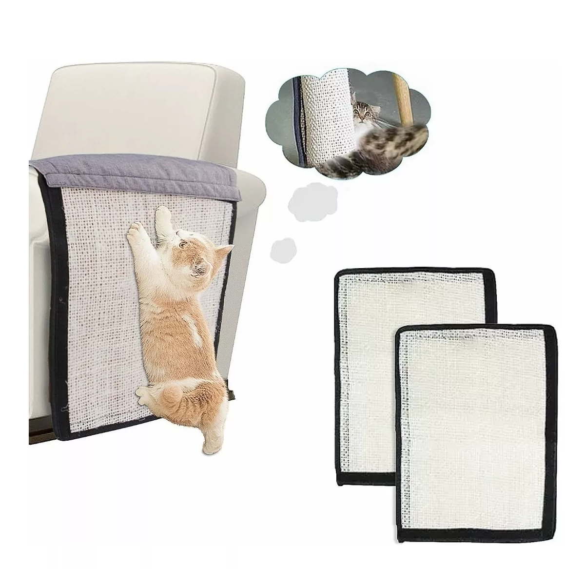 Foto 3 pulgar | Tablero para Gatos Eo Safe Imports Esi-8821 Blanco 2 Piezas