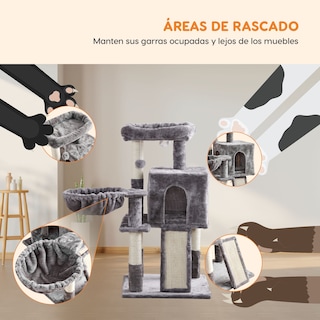 Foto 7 | Mueble Rascador Poli Pets PP-MRPGGY-CART para Gato Cartujo