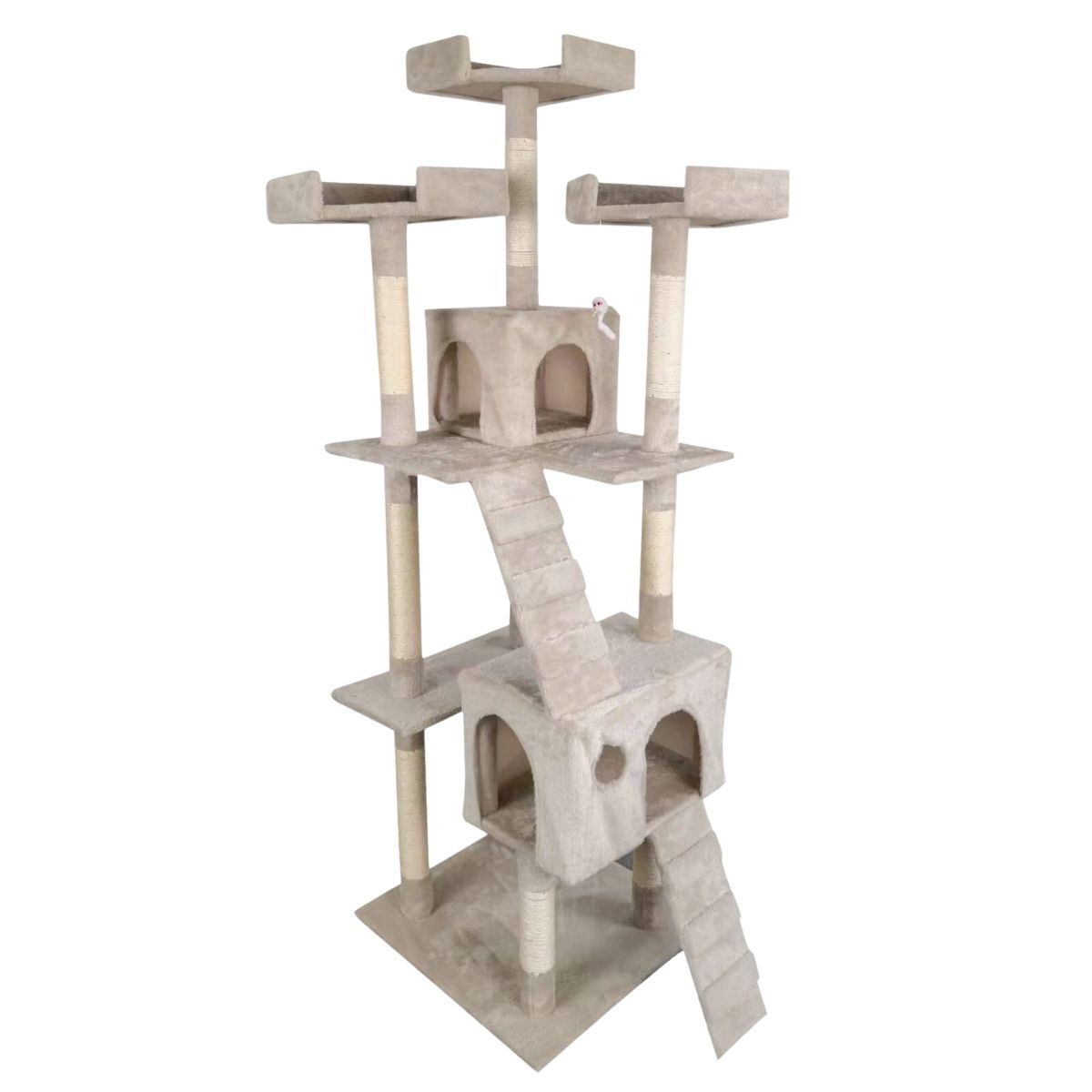 Mueble Rascador Poli Pets PP-MR01BE-BUR para Gato Burmilla