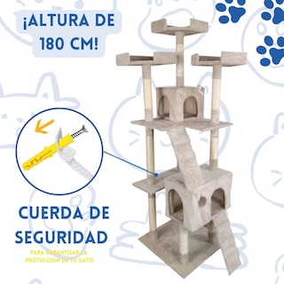 Foto 2 | Mueble Rascador Poli Pets PP-MR01BE-BUR para Gato Burmilla