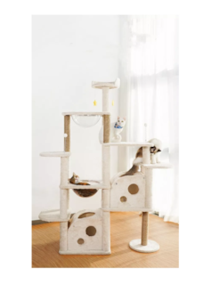 Foto 3 | Mueble Rascador para Gato Varios Niveles 172 Cm