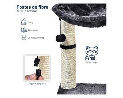 Foto 3 | Torre/Rascador Bluelander para Gato 50 cm