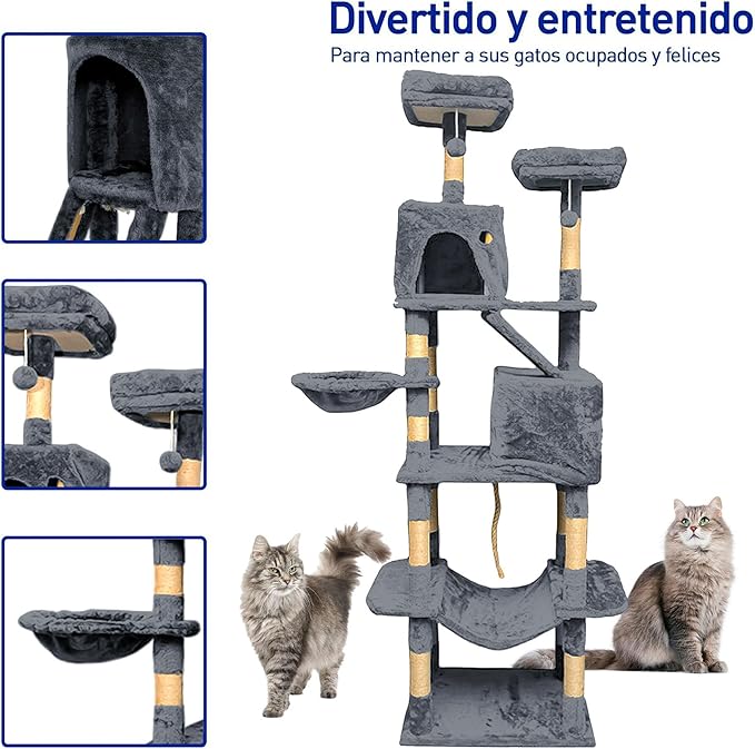Foto 4 pulgar | Torre Rascador Bluelander para Gatos