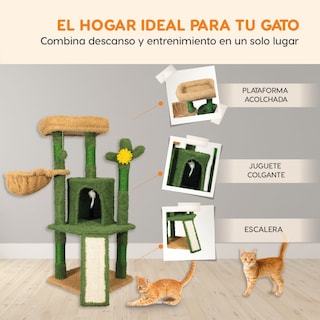 Foto 5 | Mueble Rascador Para Gato 42in Bombay