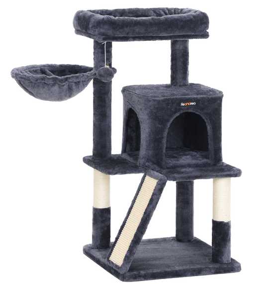 Foto 2 pulgar | Cat Tree Feandrea Varios Niveles para Gatos Grandes Gris