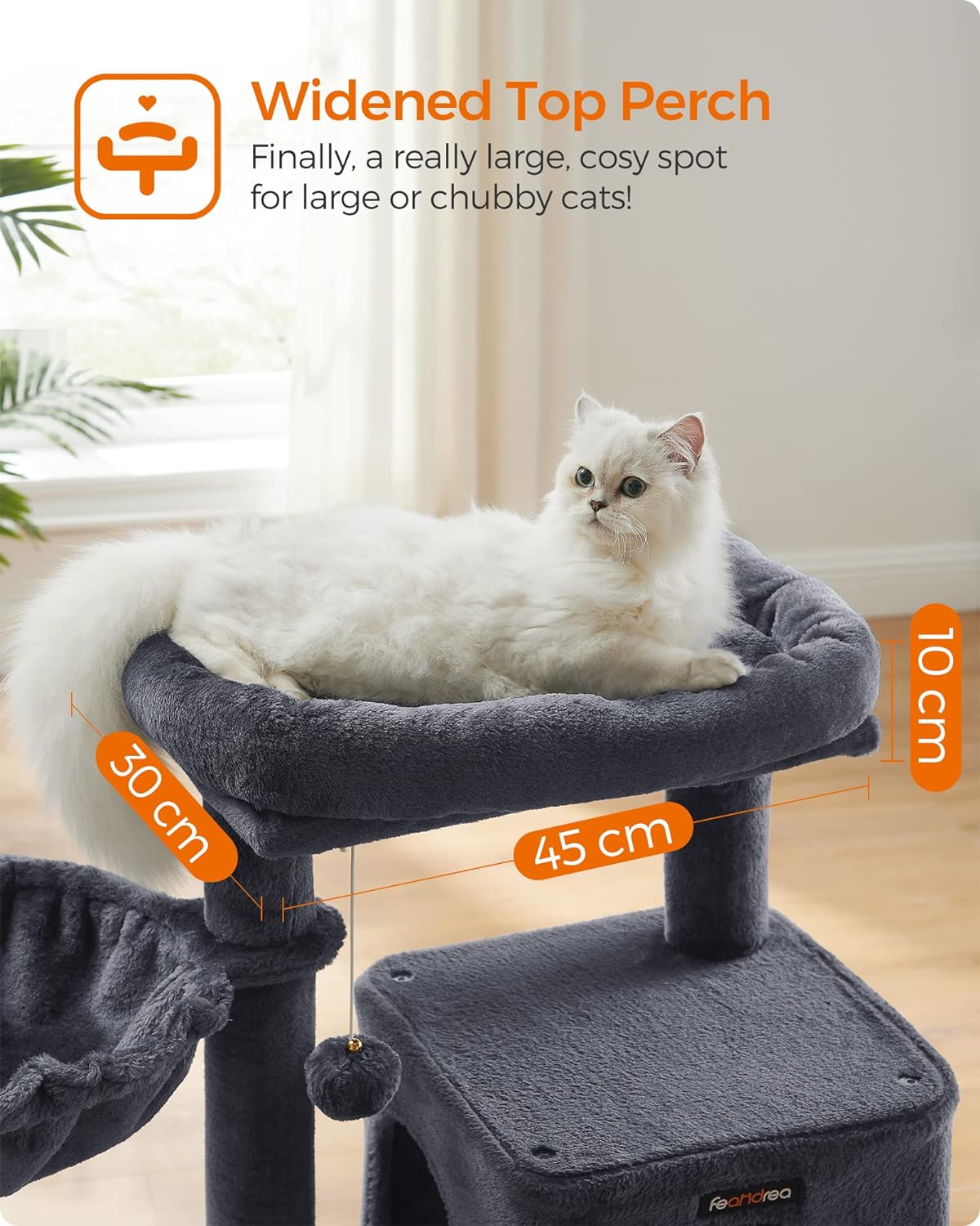 Foto 5 pulgar | Cat Tree Feandrea Varios Niveles para Gatos Grandes Gris