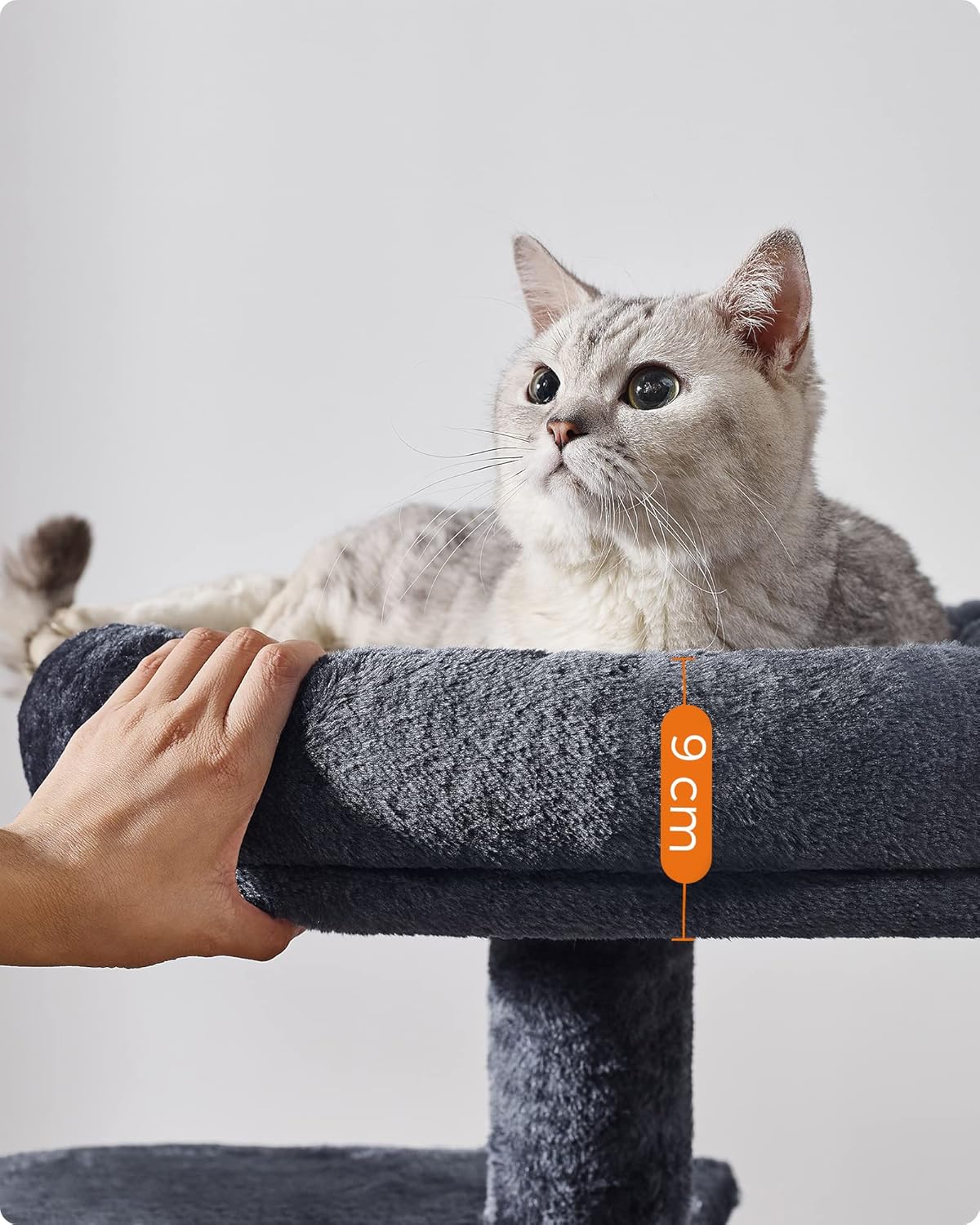 Foto 4 pulgar | Torre Para Gatos Cat Tree Feandrea, Tamaño Pequeño, Con Rascador, Color Gris