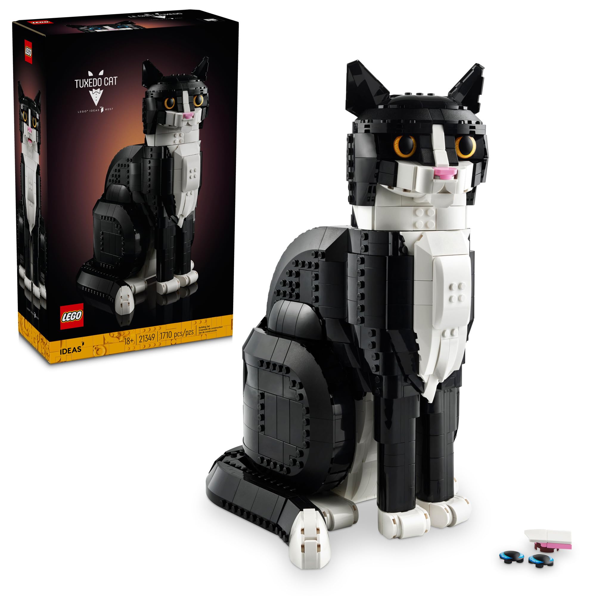 Foto 2 pulgar | Set De Construcción Lego Ideas Tuxedo Cat 21349 Para Adultos - Venta Internacional.