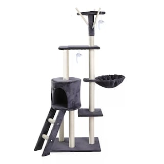 Foto 1 | Árbol Trepador Rascador De 138 Cm Para Gatos Eo Safe Imports Esi-15104 Multicolor