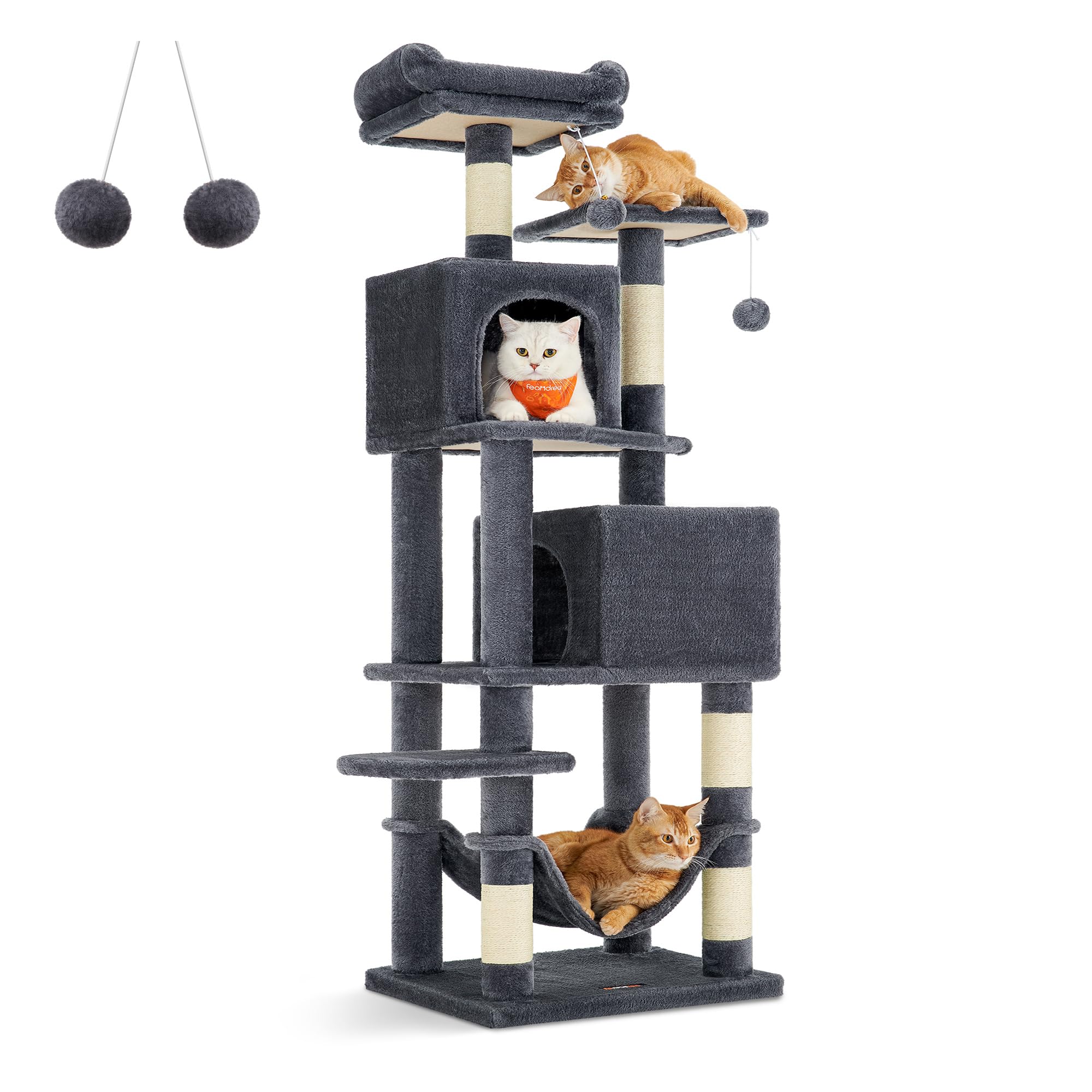 Torre Para Gatos Cat Tree Feandrea Para Gatos De Interior Con Rascador