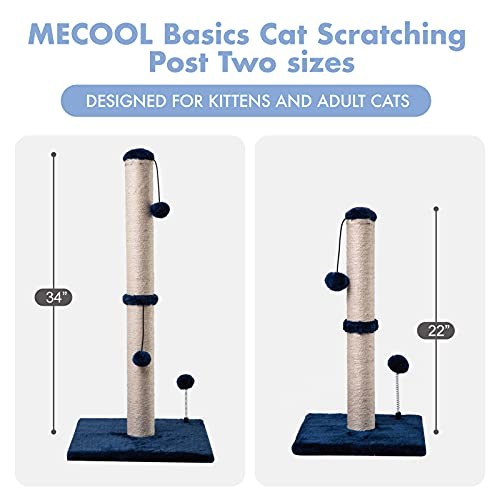 Foto 7 pulgar | Rascador Para Gatos Mecool Basics Premium, 86 Cm De Alto, Azul Marino - Venta Internacional.