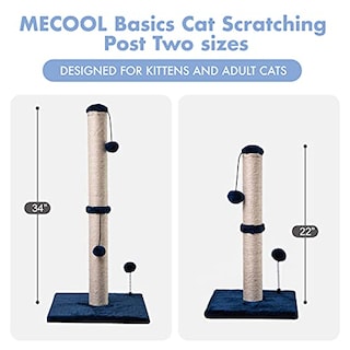 Foto 6 | Rascador Para Gatos Mecool Basics Premium, 86 Cm De Alto, Azul Marino - Venta Internacional.