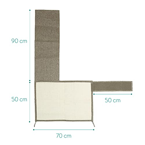 Foto 4 | Protector De Sofá Cat Scratch Mat Navaris Sisal, Color Marrón Claro - Venta Internacional.