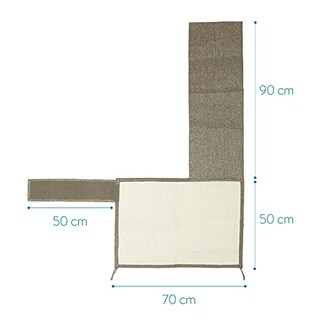 Foto 4 | Protector De Sofá Cat Scratch Mat Navaris Sisal, Color Marrón Claro - Venta Internacional.