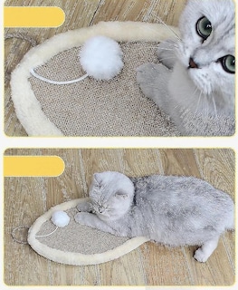 Foto 3 | Tabla De Rascar Para Gatos Huoguo De Cat Furniture, Alfombrilla De Sisal, Wear-res - Venta Internacional.