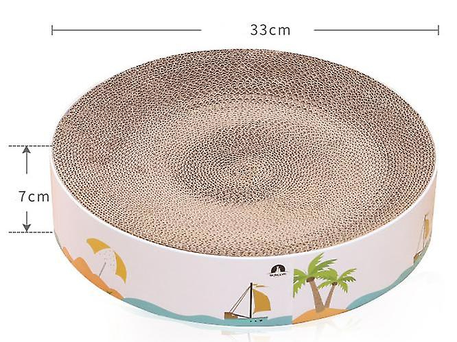Foto 3 pulgar | Almohadillas Para Rascar Gatos Sanlin Beans, Cartón Duradero, 33 Cm X 7 Cm - Venta Internacional.