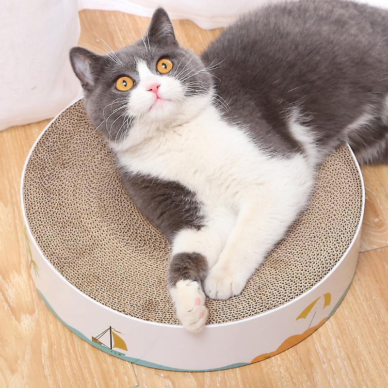 Foto 4 pulgar | Almohadillas Para Rascar Gatos Sanlin Beans, Cartón Duradero, 33 Cm X 7 Cm - Venta Internacional.