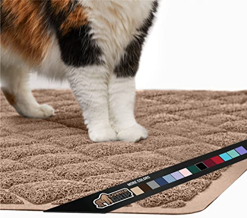 Alfombrilla Para Gatos Gorilla Grip, Gruesa, 35 X 23 Cm, Color Beige - Venta Internacional.