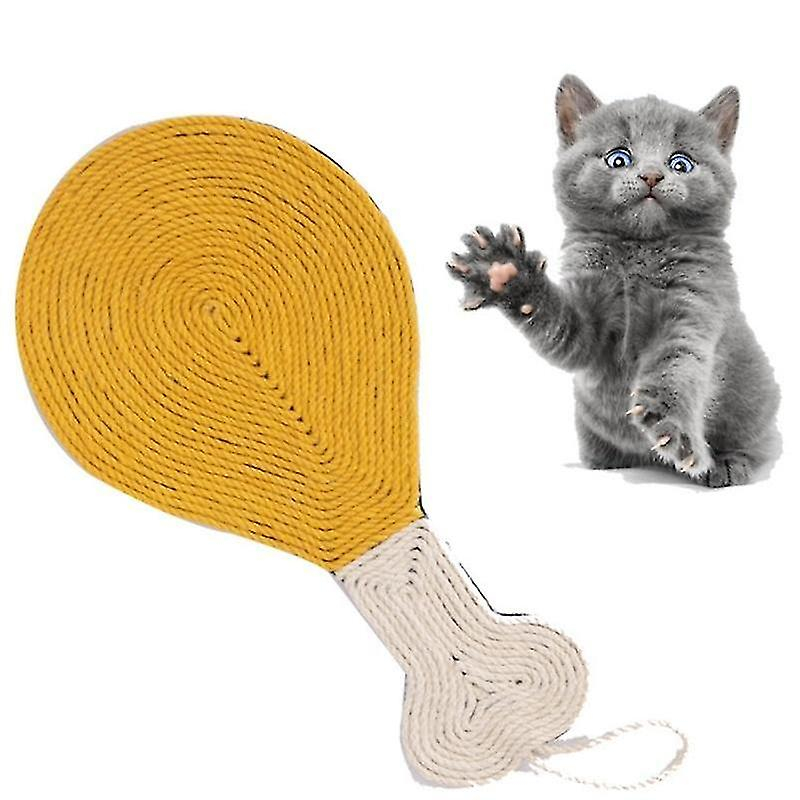 Tabla De Rascar De Sisal Huoguo De Cat Toys Con Forma De Pata De Pollo - Venta Internacional.