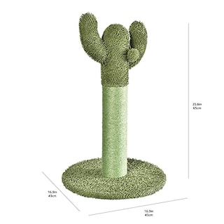 Foto 5 | Rascador Para Gatos Amazon Basics Con Forma De Cactus Con Bola Colgante - Venta Internacional.