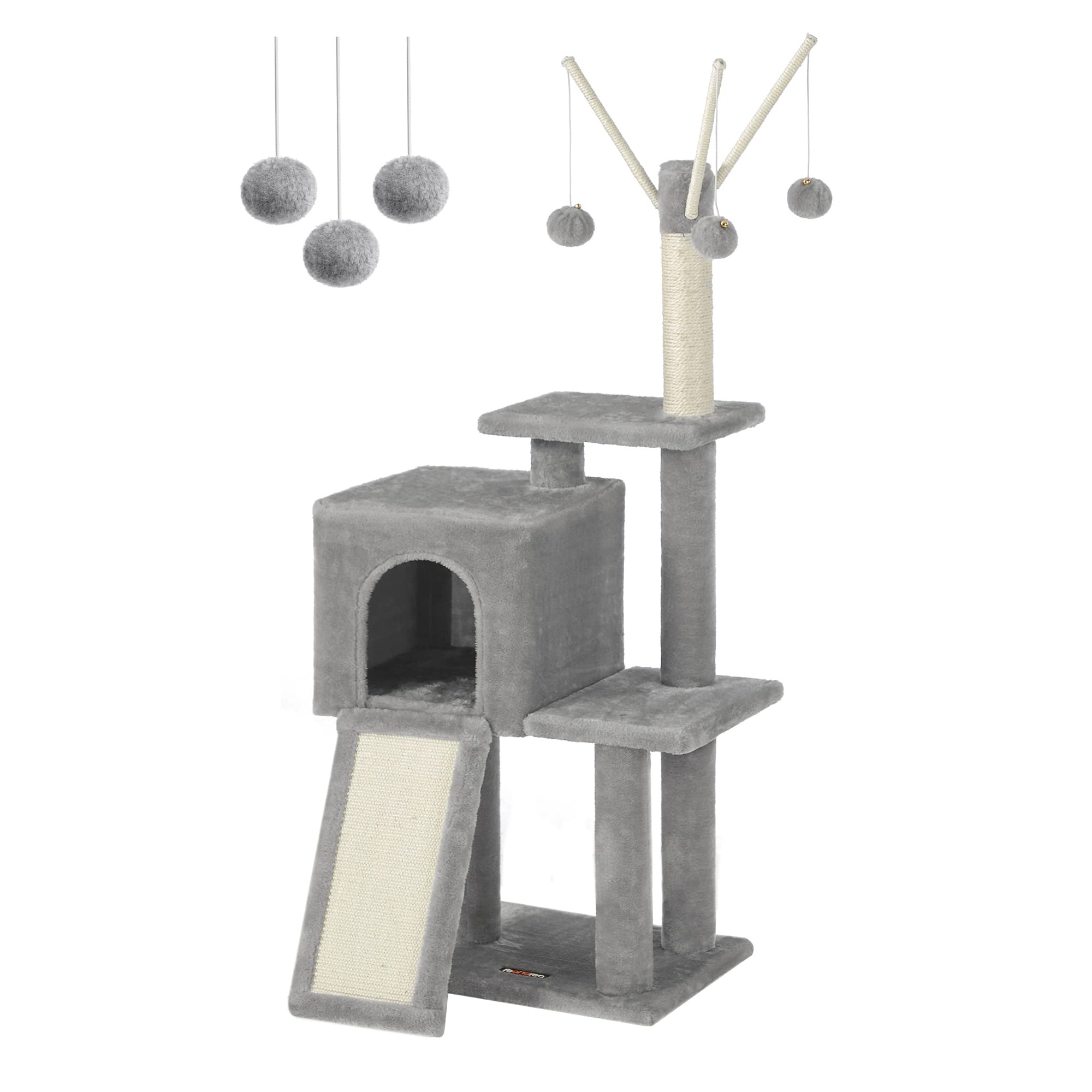 Cat Tower Feandrea Small Para Gatos Y Gatitos De Interior, Varios Niveles - Venta Internacional.